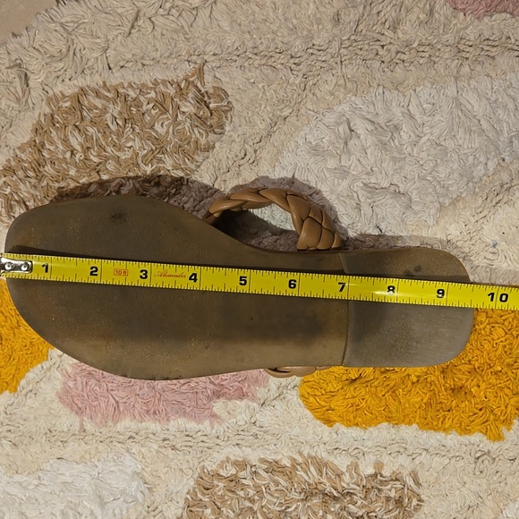 DV Dolce Vita Jocee Double Band Strap Braided Sandal 8 Lightweight Travel Beach - Picture 13 of 15